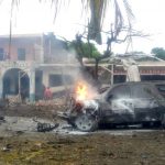 Identifican a víctimas de explosión en Coahuayana; uno de ellos sería el conductor del auto bomba