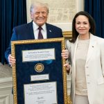 María Corina Machado: entregar el Nobel a Trump fue emotivo y él lo merece
