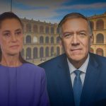 Sheinbaum recibe a Mike Pompeo en Palacio Nacional en reunión con Cisco Systems