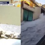 Fuga de agua en Álvaro Obregón obliga a familia a abrir boquete; reportan daños