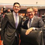 Roberto Velasco se reúne en el Senado tras designación de Sheinbaum en la SRE