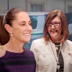 Magda Chambriard, de Petrobras, llega a Palacio Nacional para reunión con Sheinbaum