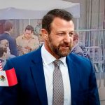 Markwayne Mullin llega a Palacio Nacional para reunirse con Sheinbaum