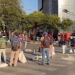 Caos en Reforma: protesta de trabajadores del Metro CDMX por falta de pago