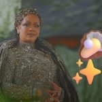 Rihanna se roba la Met Gala 2026 con un atuendo inspirado en una ostra
