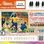 Lotería Nacional presenta los cachitos 11 y 12; homenaje a la era dorada del fútbol brasileño en México