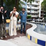 Alessandra Rojo de la Vega entrega rehabilitación de la Fuente del Hongo en la Condesa