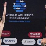 Osmar Olvera y Juan Celaya ganan plata en Copa del Mundo de Clavados