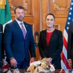 Markwayne Mullin detalla puntos clave de su reunión con Claudia Sheinbaum
