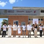 Claudia Sheinbaum impulsa tecnología en educación junto a robots