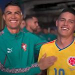 Cristiano Ronaldo y James Rodríguez se encuentran en el Colombia vs Portugal