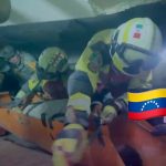 El rescate de un niño entre escombros en Venezuela por el Ejército mexicano