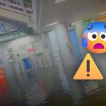 Metro San Lázaro se inunda tras fuertes lluvias en CDMX