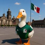 Merlín, el pato mexicano que enamora Canadá