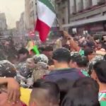 Se desata el caos en el Fan Fest del Zócalo antes del México vs Ecuador